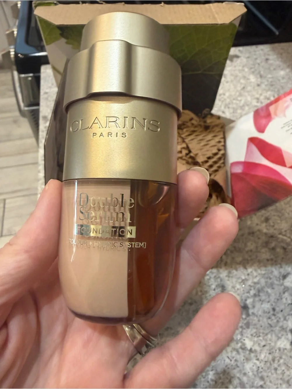 Clarins double serum foundation color L3n